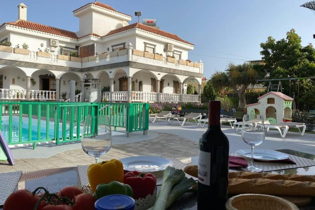 2 Apartments With Private Pool At Villa Diaz Aleman Salobre  Exterior foto