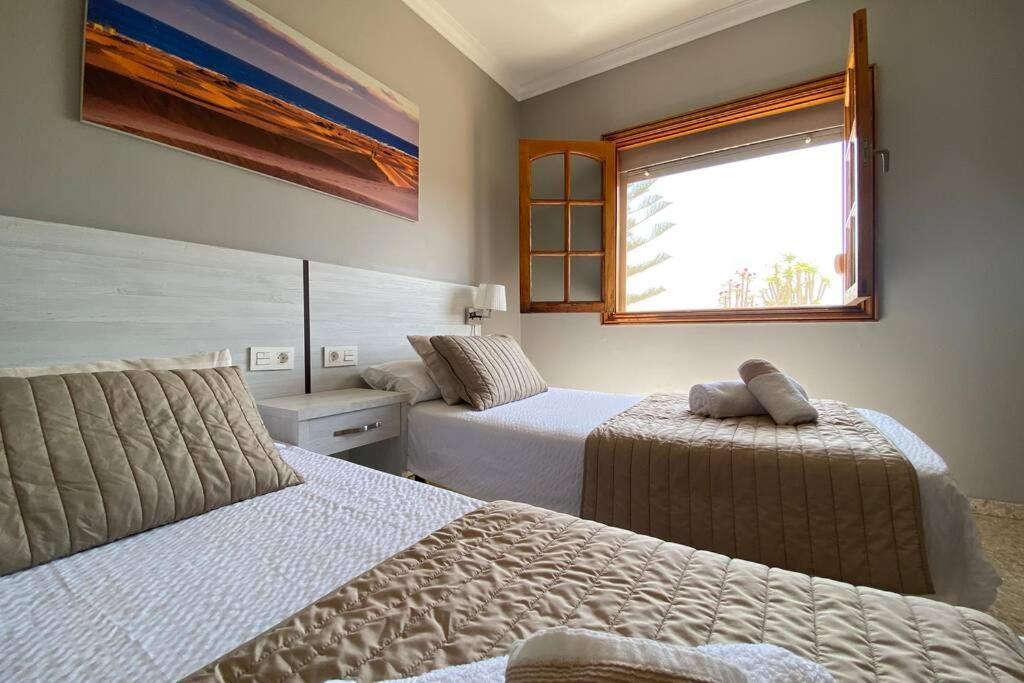 2 Apartments With Private Pool At Villa Diaz Aleman Salobre  Exterior foto